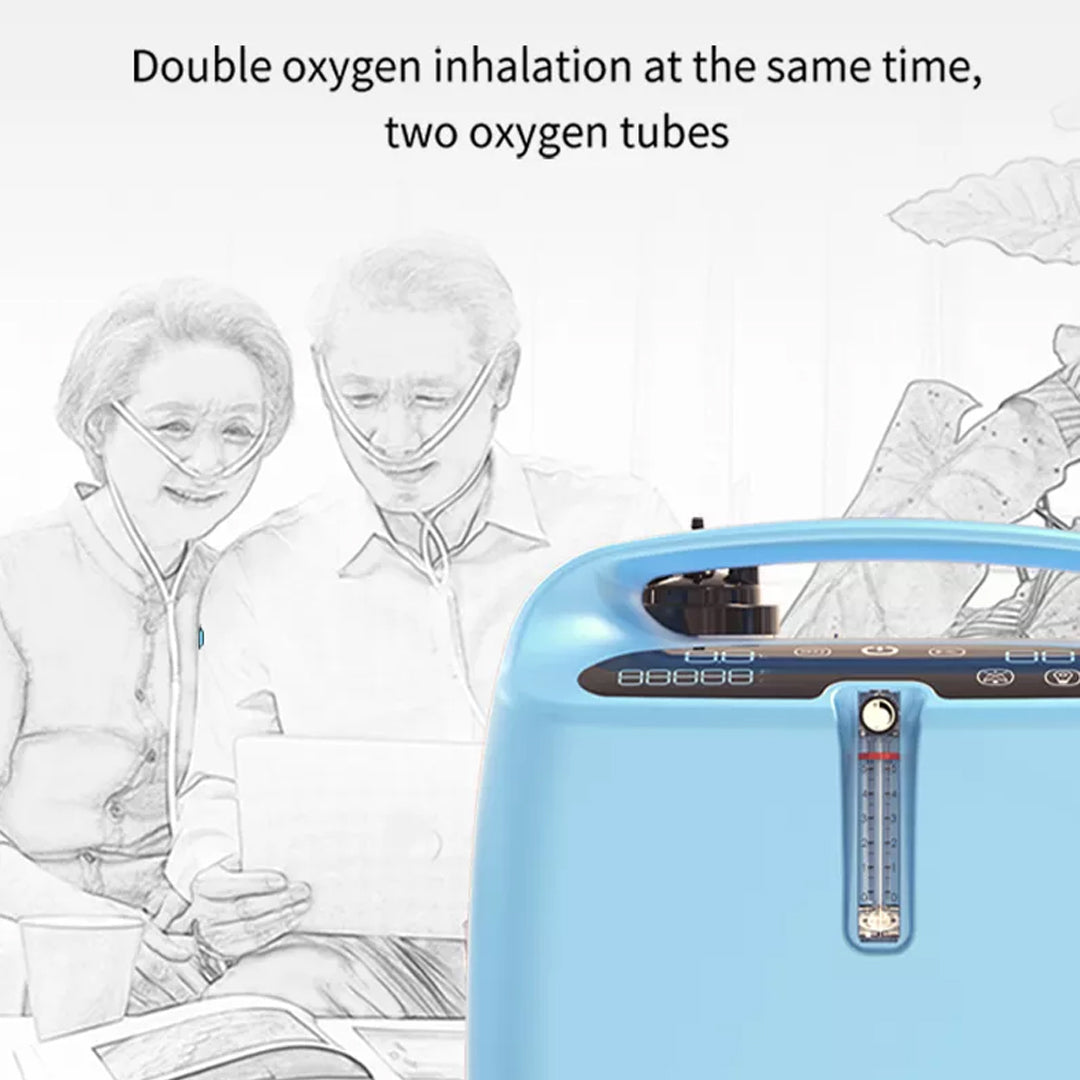5L Compact Medical Grade Continuous Flow Oxygen Concentrator