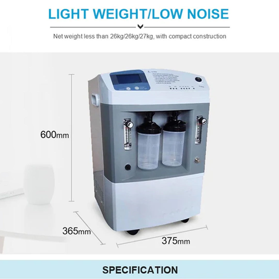 10L Medical Grade Continuous Flow Oxygen Concentrator for Homecare