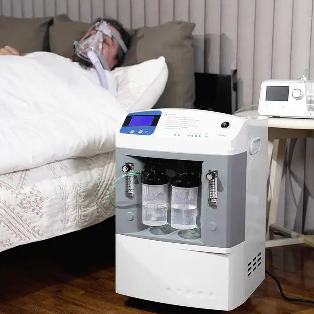 10L Medical Grade Continuous Flow Oxygen Concentrator for Homecare