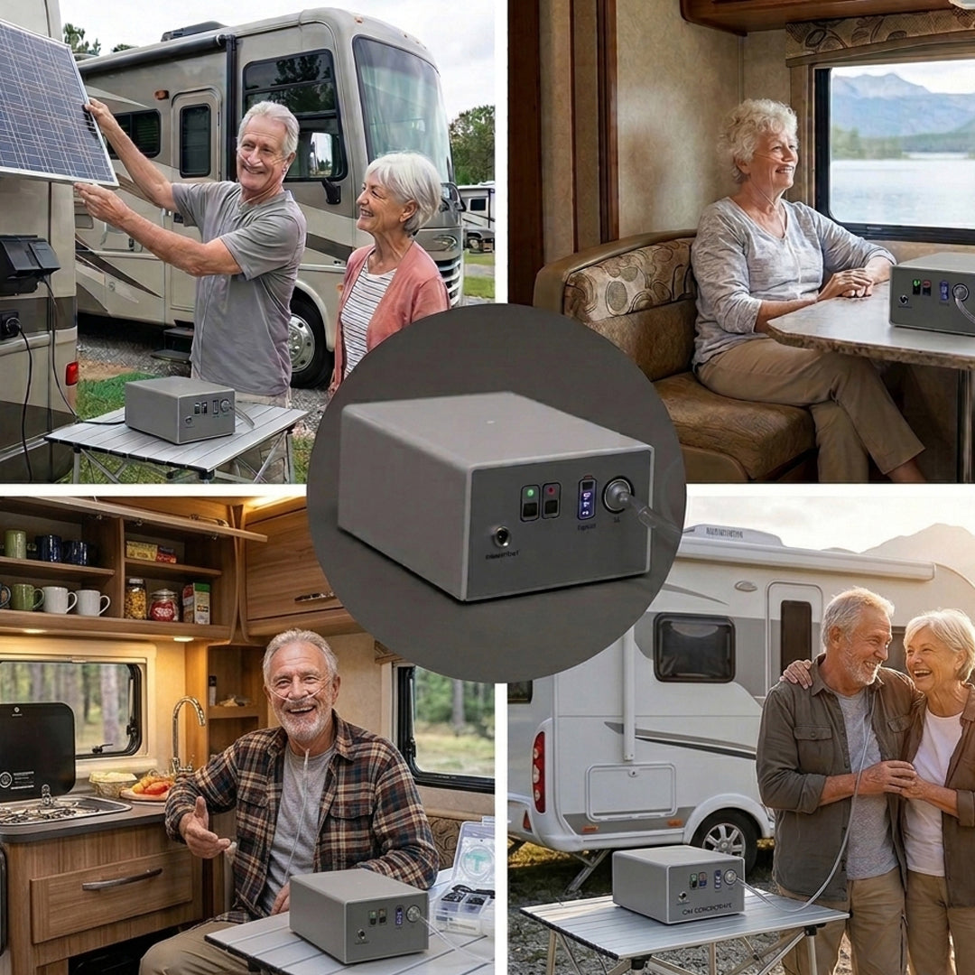 Freedom Oxygen Companion™ – Travel Edition for Active Seniors & RV Travelers