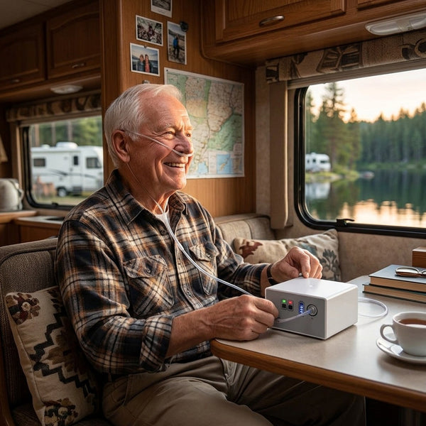 Freedom Oxygen Companion™ – Travel Edition for Active Seniors & RV Travelers