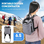 1-5L/min Pulse Flow Portable Oxygen Concentrator with Backpack | oxygenconcentratordepot.co