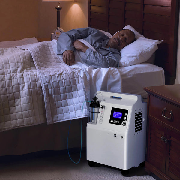 FDA Approved 5L Medical Grade Compact Continuous Flow Home Oxygen Concentrator with Nebulizer