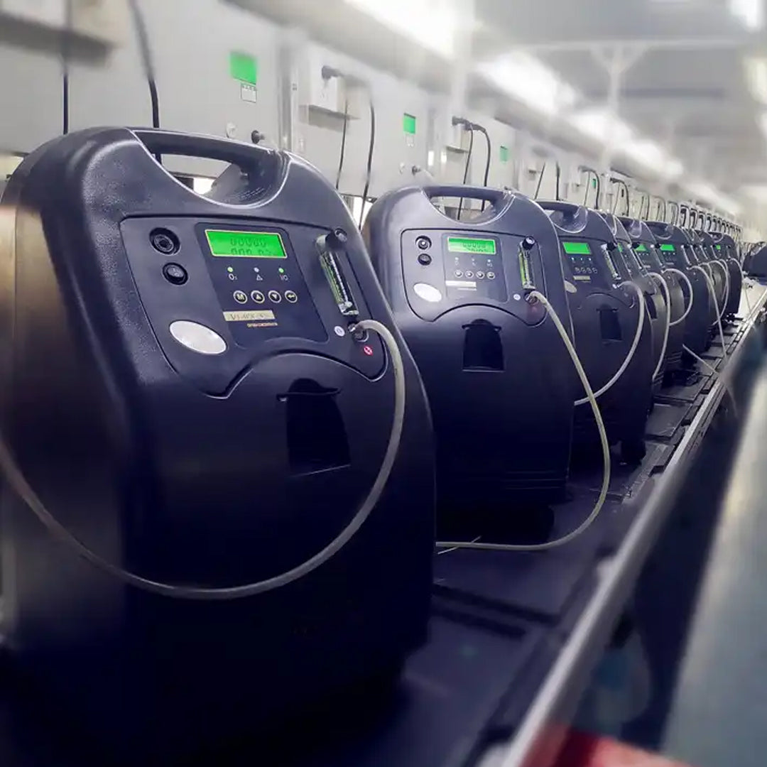 5L Compact Medical Grade Continuous Flow Oxygen Concentrator for Home and Hospital Use