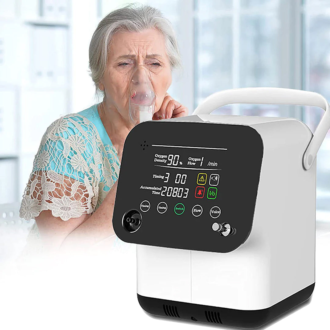 Best Affordable Oxygen Concentrator Machine for Home Use 1-7L/min