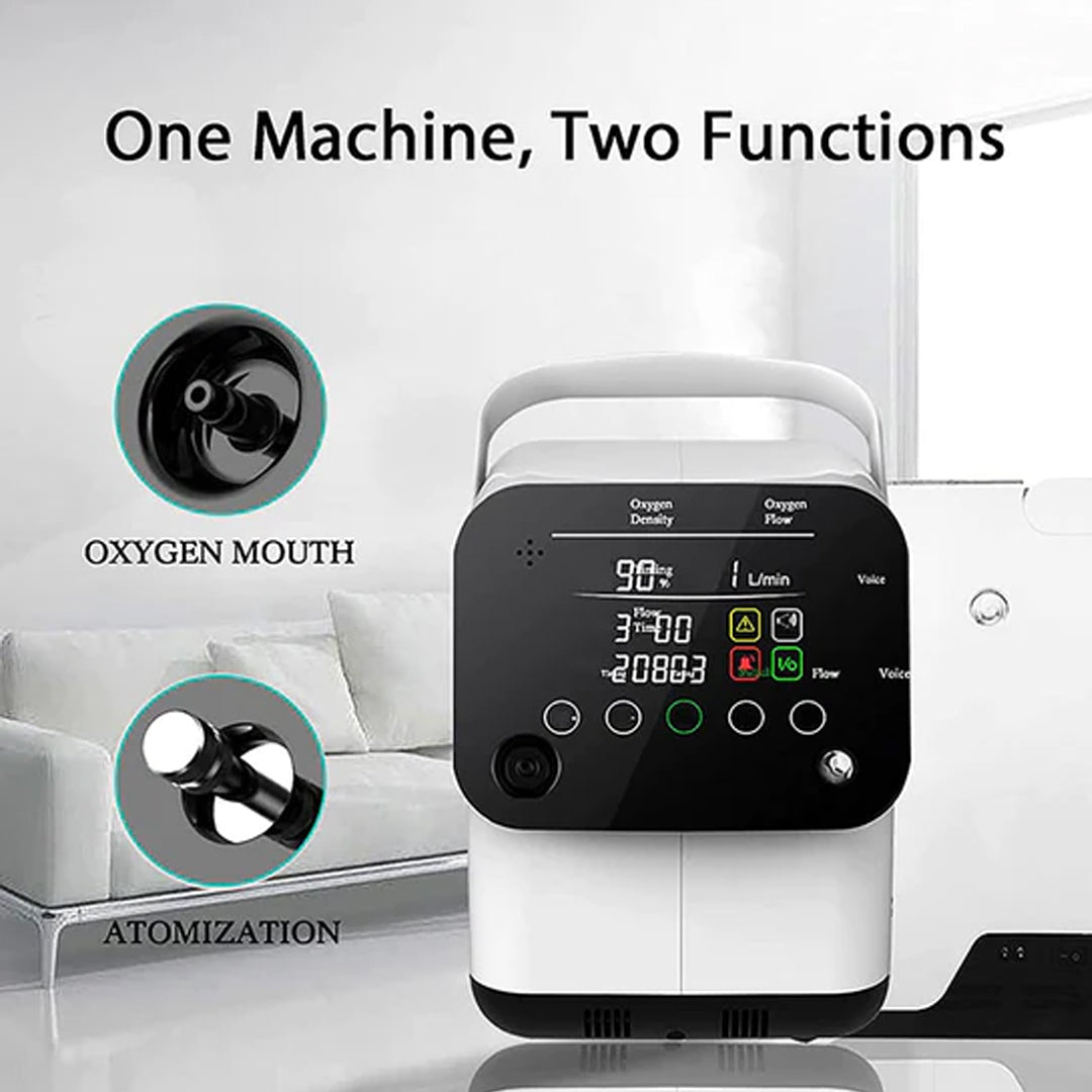 Best Affordable Oxygen Concentrator Machine for Home Use 1-7L/min