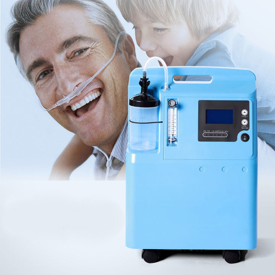 5L Medical Grade Compact Continuous Flow Oxygen Concentrator with Nebulizer