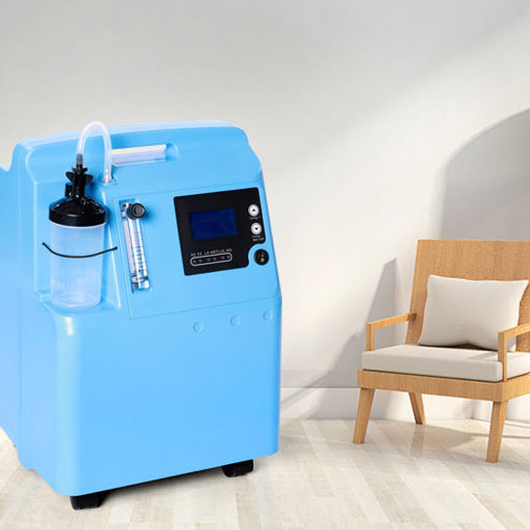 5L Medical Grade Compact Continuous Flow Oxygen Concentrator with Nebulizer