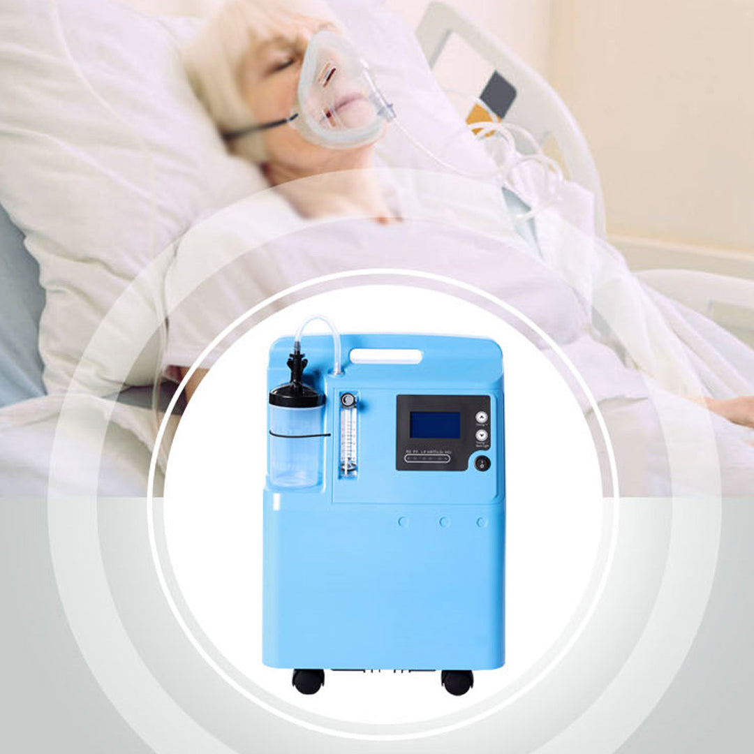 5L Medical Grade Compact Continuous Flow Oxygen Concentrator with Nebulizer