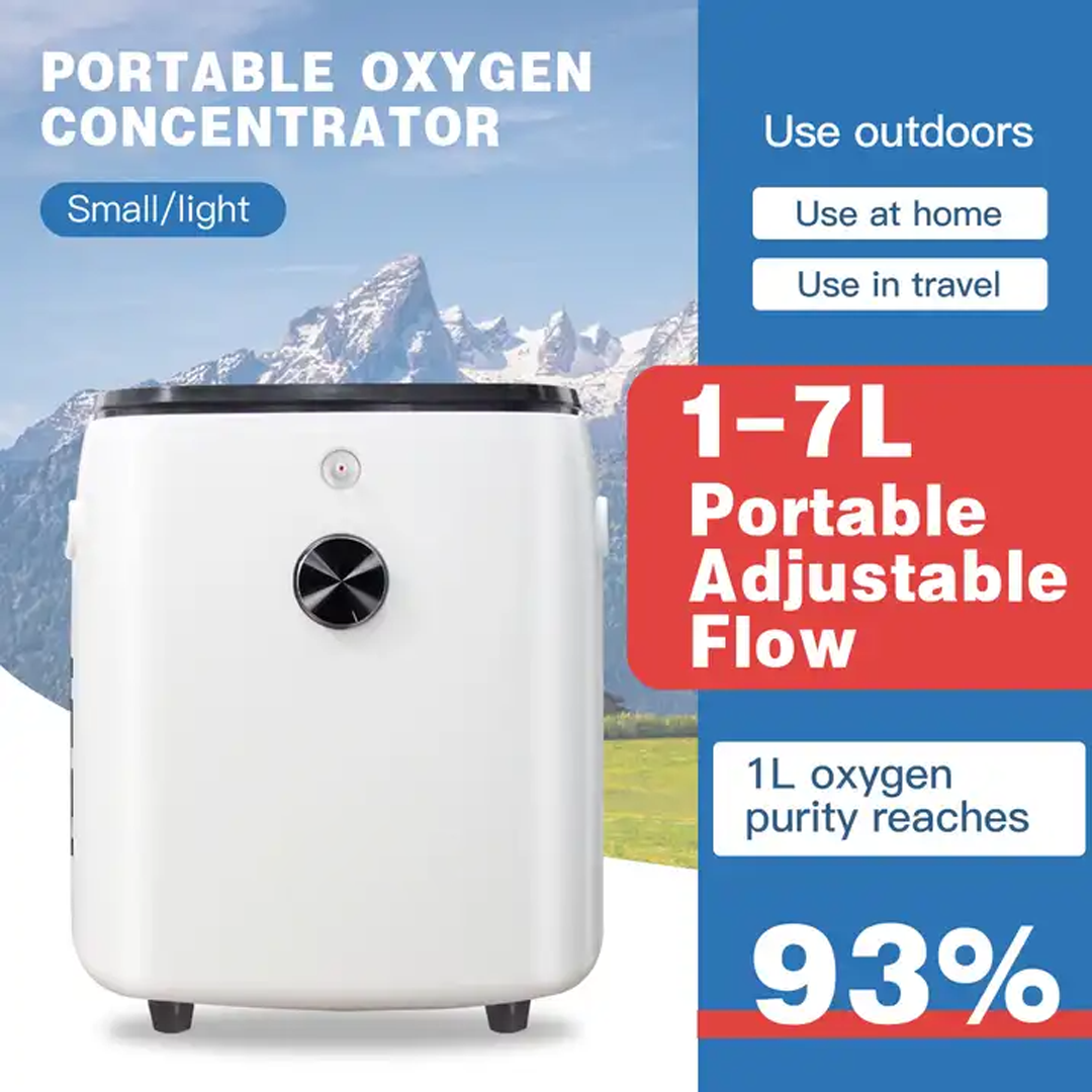 Home Oxygen Concentrator, 1-7L/min Adjustable