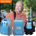 1-5L Continuous Flow Portable Oxygen Concentrator with Battery, Free Carry Bag and Portable Trolley - Battery ONLY