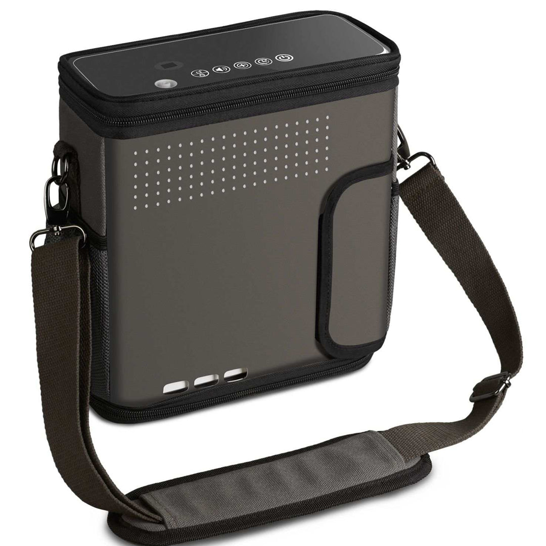 1L- 6L Portable Continuous Flow Lightweight Mini Oxygen Concentrator With 4 Hours Battery and Free Carry Bag