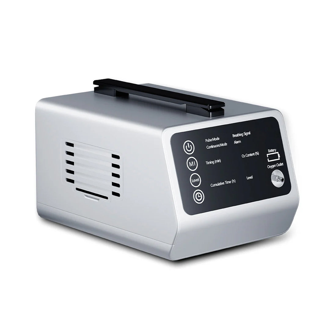 In-Car Portable Oxygen Concentrator for High Altitudes and Travel + Free Battery & Adapter
