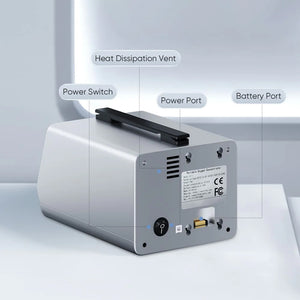In-Car Portable Oxygen Concentrator for High Altitudes and Travel + Free Battery & Adapter