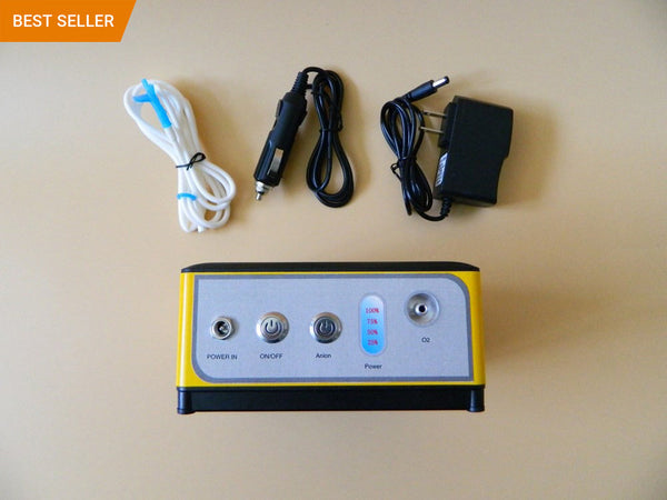 Smart Oxygen Companion – Light & Portable Continuous Flow Oxygen Concentrator for Home & Travel