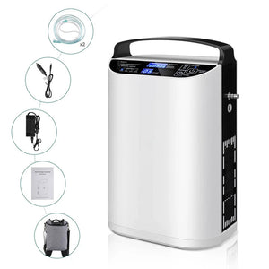 1-5L/min Pulse Flow Portable Oxygen Concentrator with Backpack | oxygenconcentratordepot.co