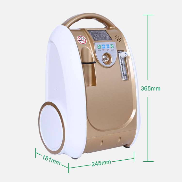 1-5L Compact and Portable Oxygen Concentrator with Battery and Carrier