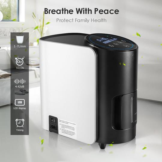 Home Oxygen Concentrator, 1-7L/min Adjustable | oxygenconcentratordepot.co