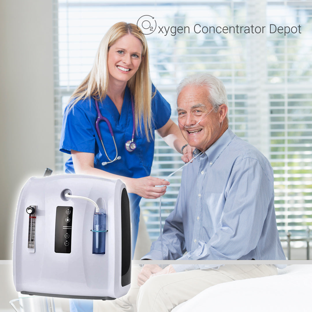 OCD Affordable 1-6L/min Adjustable Oxygen Concentrator | oxygenconcentratordepot.co