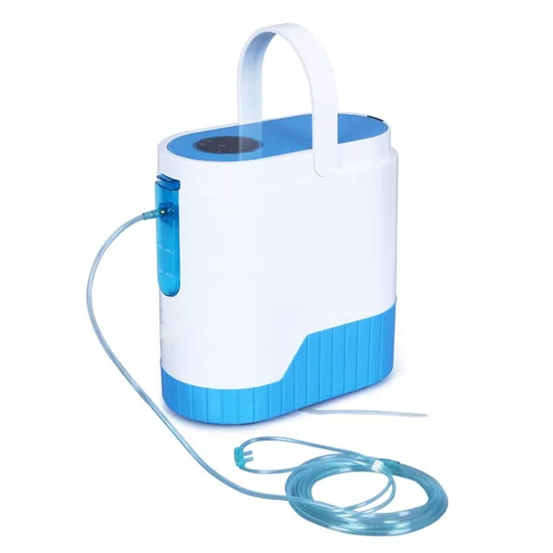 RevitalizeO2 1-5L Continuous Flow Portable Oxygen Concentrator with Battery, Free Carry Bag and Portable Trolley