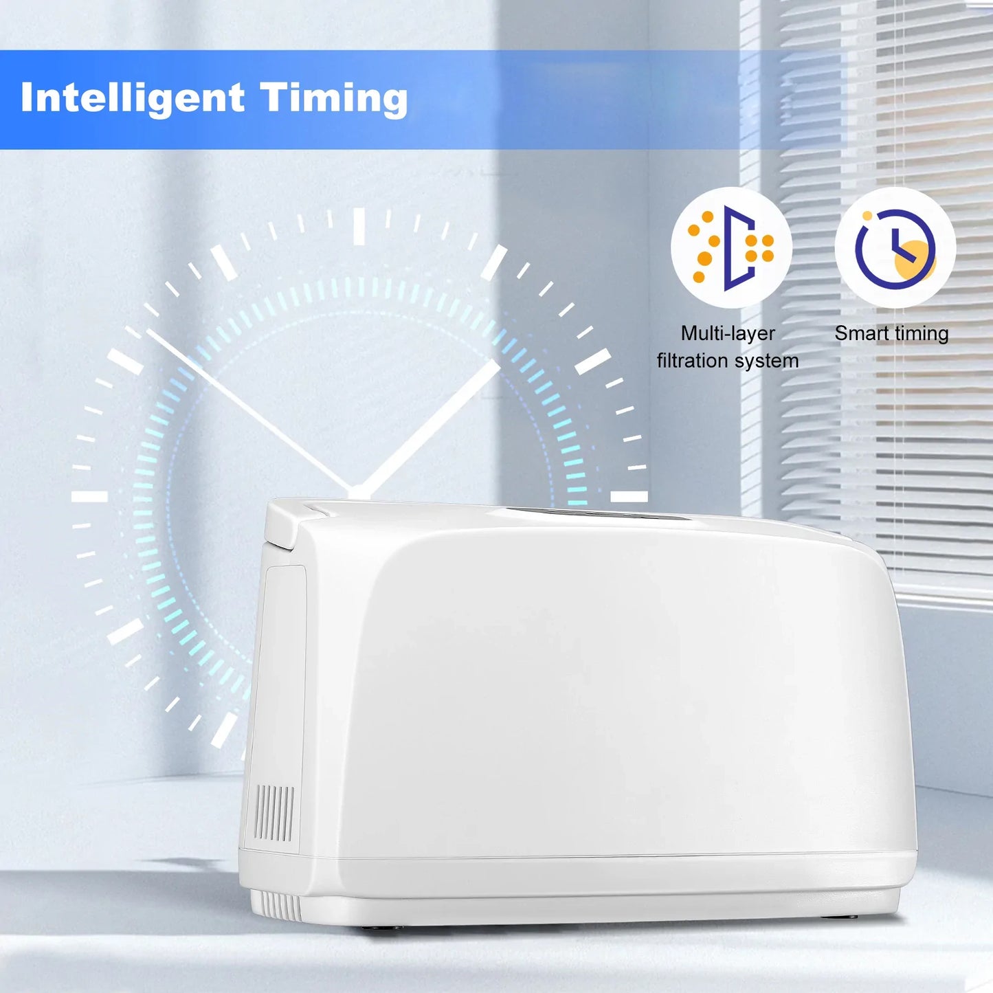 3 l/min Pulse Flow Light und tragbarer intelligenter Sauerstoffkonzentrator