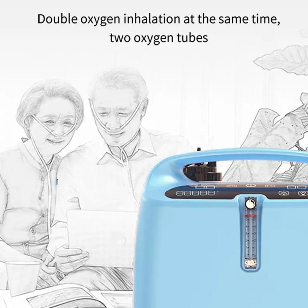 5L Compact Medical Grade Continuous Flow Oxygen Concentrator