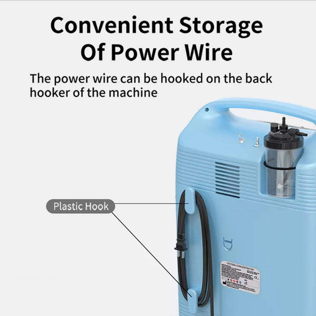 5L Compact Medical Grade Continuous Flow Oxygen Concentrator