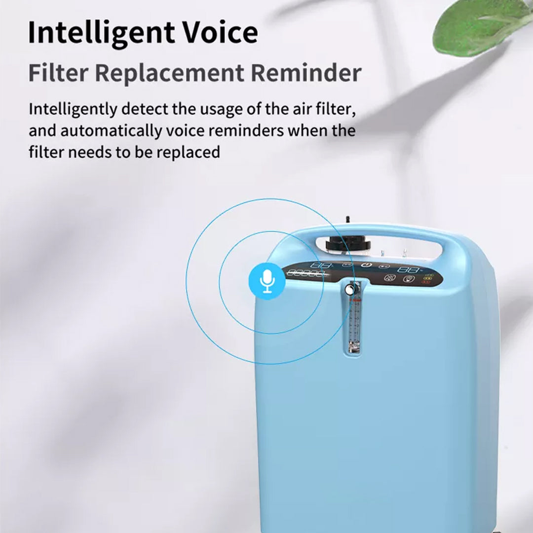 5L Compact Medical Grade Continuous Flow Oxygen Concentrator