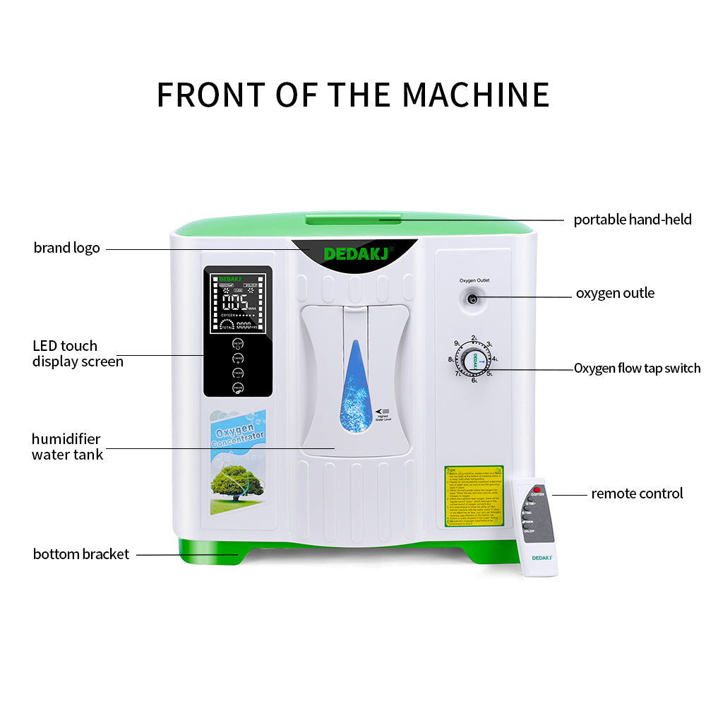 OCD 2-9L/min Flow Oxygen Concentrator O2 Generator Portable Oxygen Machine | oxygenconcentratordepot.co