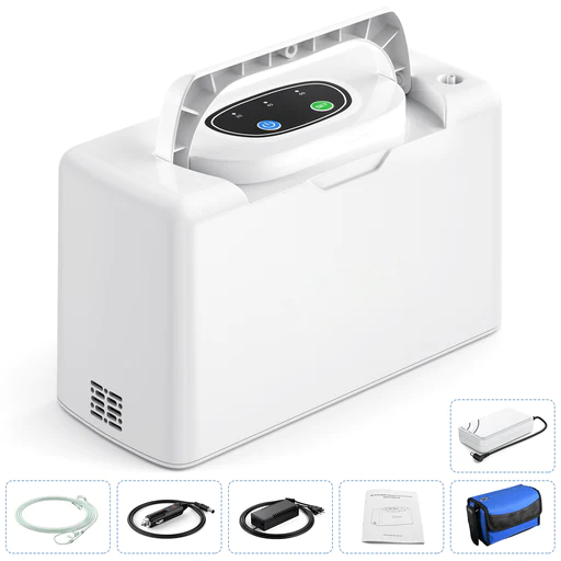 3L/min Continous Flow Light Portable Oxygen Concentrator with Free Carry Bag