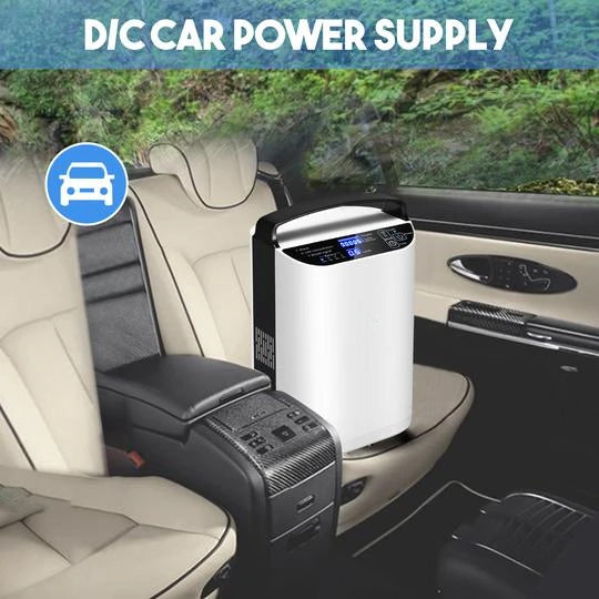1-5L/min Pulse Flow Portable Oxygen Concentrator with Backpack | oxygenconcentratordepot.co